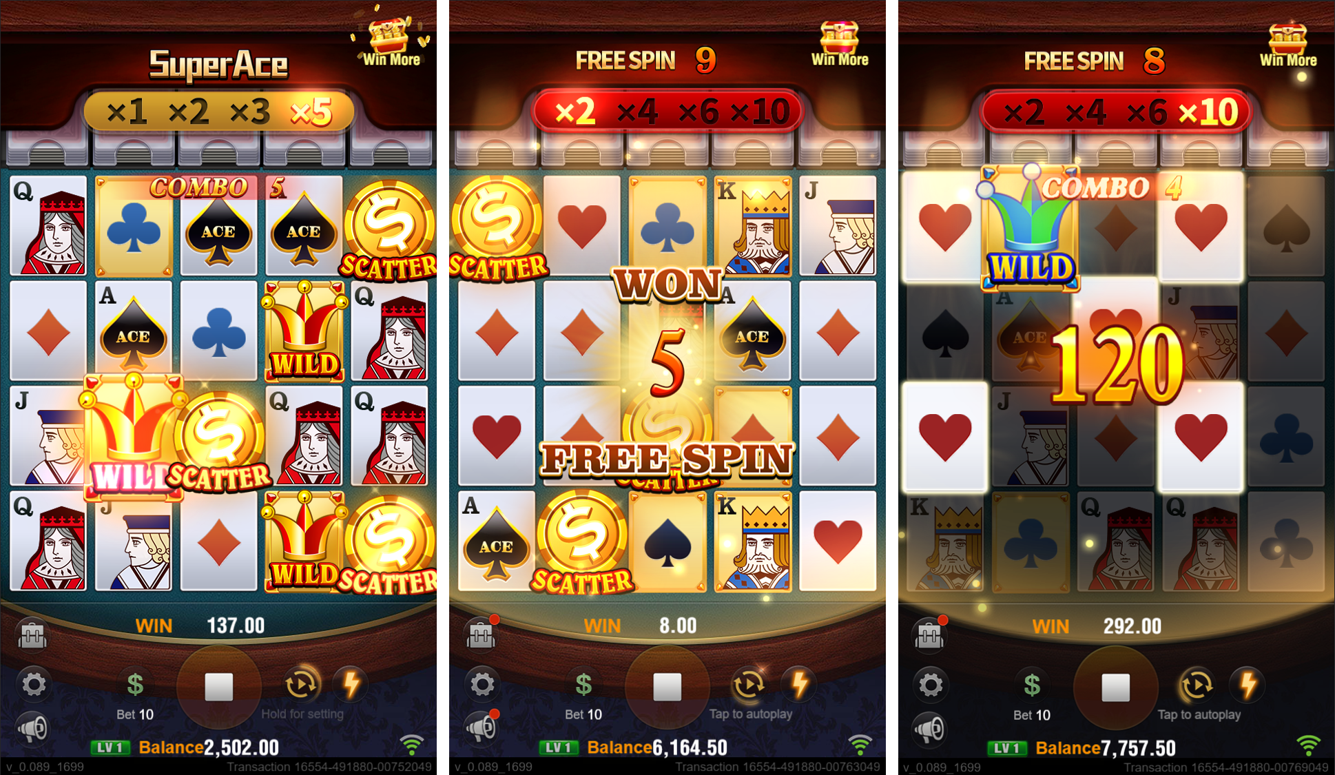 freespins Super Ace